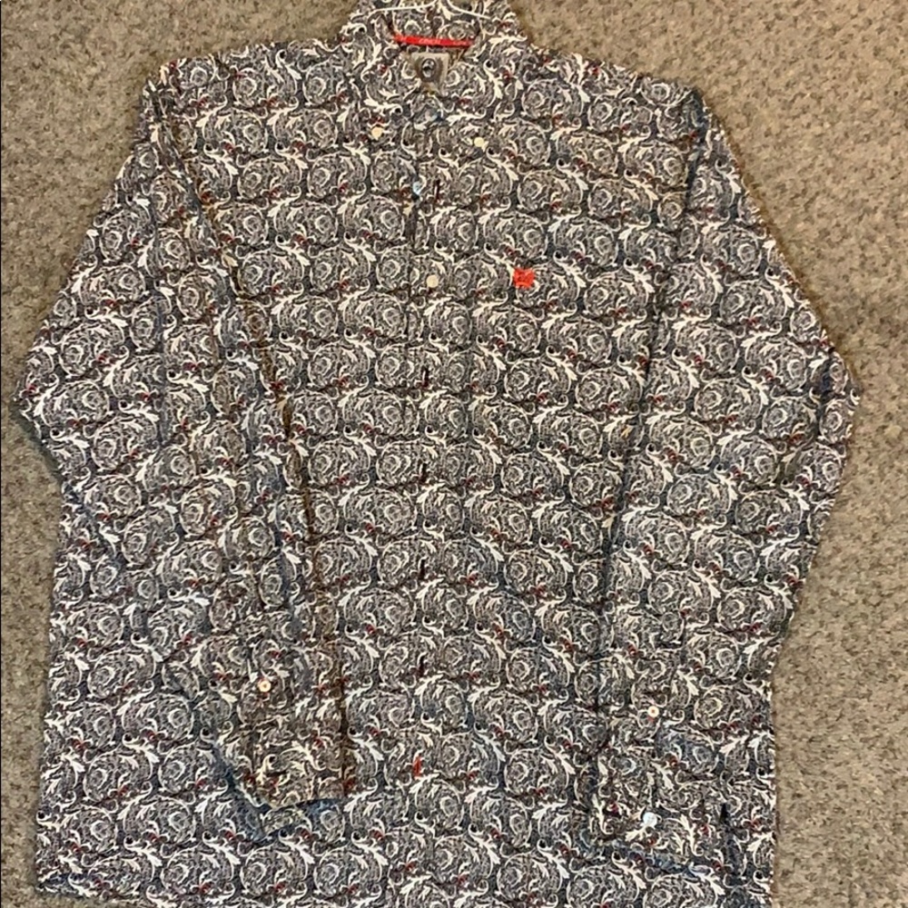 Cinch Men’s Long Sleeve Button Down - Medium